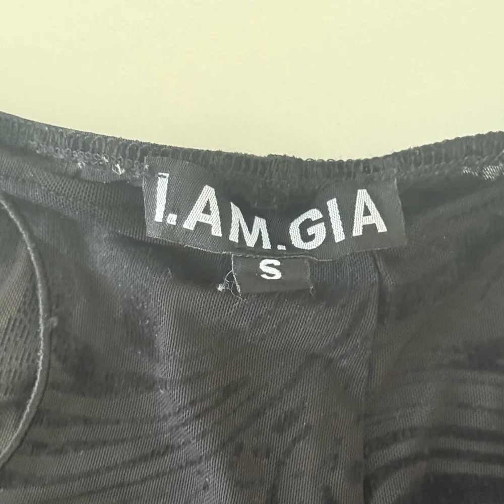 I.AM.GIA Black Sheer Pants - Picture 5 of 5